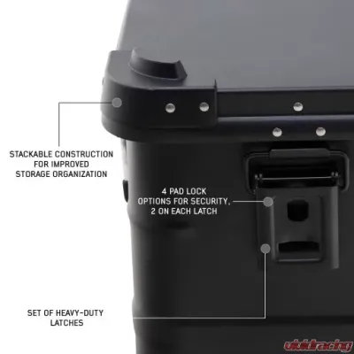 Overland Vehicle Systems Aluminum Box Storage - 30100201