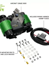 Up Down Air EGOI Permanent On Board Dual Motor Air Compressor System 6.1 CFM                                     - 12099918 - Image 2