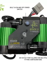 Up Down Air EGOI Permanent On Board Dual Motor Air Compressor System 6.1 CFM                                     - 12099918 - Image 3