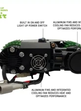 Up Down Air EGOI Permanent On Board Dual Motor Air Compressor System 6.1 CFM                                     - 12099918 - Image 4