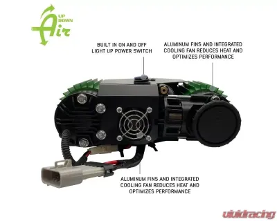 Up Down Air EGOI Permanent On Board Dual Motor Air Compressor System 6.1 CFM - 12099918