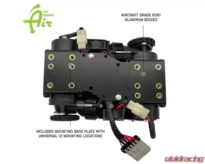 Up Down Air EGOI Permanent On Board Dual Motor Air Compressor System 6.1 CFM - 12099918