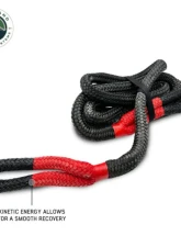 Overland Vehicle Systems 7/8" x 20' Brute Kinetic Recovery Rope with Storage Bag                                     - 19009920 - Image 3