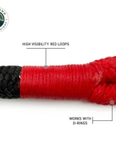 Overland Vehicle Systems 7/8" x 20' Brute Kinetic Recovery Rope with Storage Bag                                     - 19009920 - Image 4