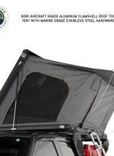 Overland Vehicle Systems Sidewinder Aluminum Side Opening Roof Top Tent                                     - 18109901 - Image 2