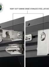 Overland Vehicle Systems Sidewinder Aluminum Side Opening Roof Top Tent                                     - 18109901 - Image 11