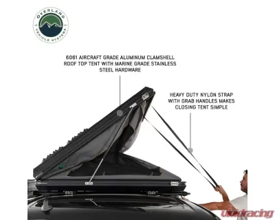 Overland Vehicle Systems Sidewinder Aluminum Side Opening Roof Top Tent - 18109901