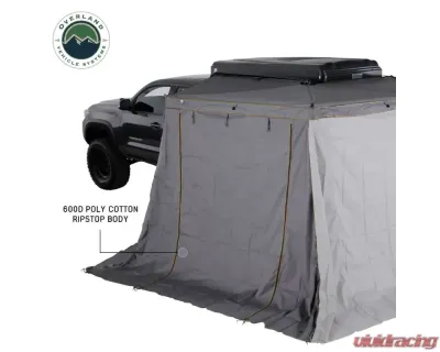 Overland Vehicle Systems Nomadic 270 LTE Awning Walls 1 & 2 Driver Side, Black - 18309909
