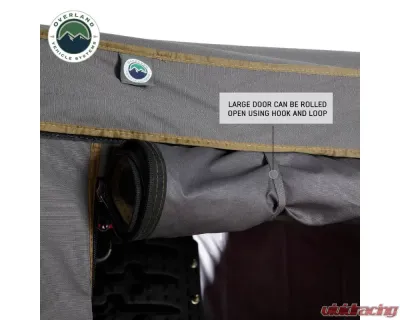 Overland Vehicle Systems Nomadic 270 LTE Awning Walls 1 & 2 Driver Side, Black - 18309909