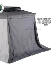 Overland Vehicle Systems Nomadic 270 LTE Awning Walls 3 & 4 Driver Side, Black                                     - 18319909 - Image 3