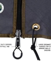 Overland Vehicle Systems Nomadic 270 LTE Awning Walls 3 & 4 Driver Side, Black                                     - 18319909 - Image 4