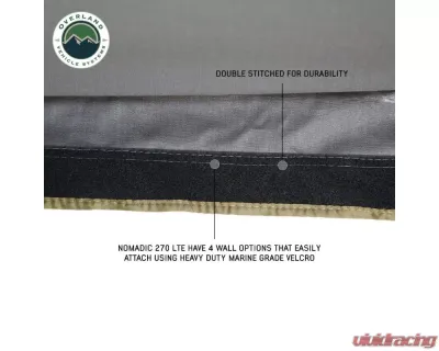 Overland Vehicle Systems Nomadic 270LTE Awning Passenger Side - 19689909