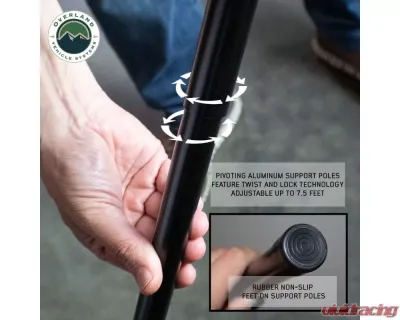 Overland Vehicle Systems Nomadic 270LTE Awning Passenger Side - 19689909