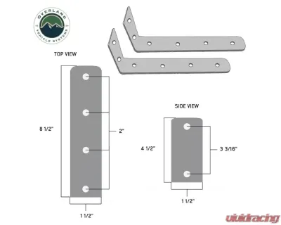 Overland Vehicle Systems Nomadic 270LTE Awning Passenger Side - 19689909