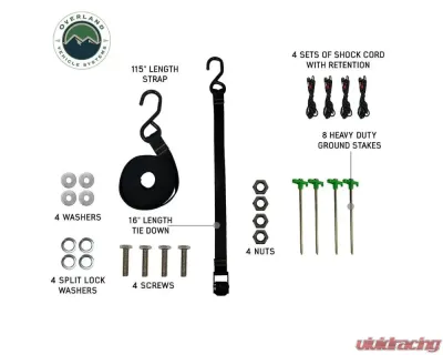 Overland Vehicle Systems Nomadic 270LTE Awning Passenger Side - 19689909