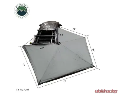 Overland Vehicle Systems Nomadic 270LTE Awning Passenger Side - 19689909