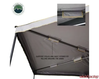 Overland Vehicle Systems Nomadic 270LTE Awning Passenger Side - 19689909