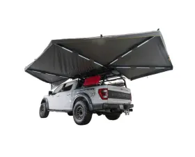 Overland Vehicle Systems XD Nomadic 270 Awning with Lights & Black Out - Driver Side