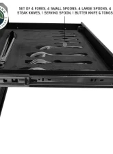Overland Vehicle Systems CP Duty 39 Piece Glamping Kitchen System                                     - 21010502 - Image 4
