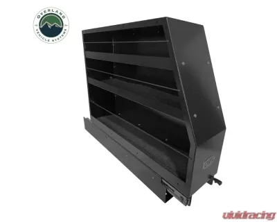 Overland Vehicle Systems CP Duty Highline Slide Out Glamping Storage System, Black - 21010503