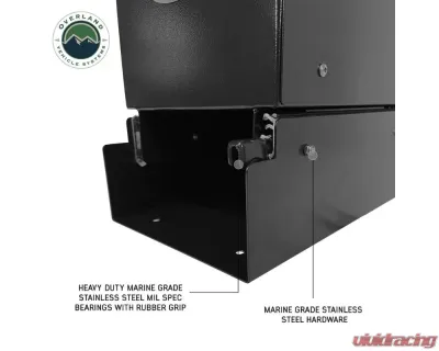 Overland Vehicle Systems CP Duty Highline Slide Out Glamping Storage System, Black - 21010503