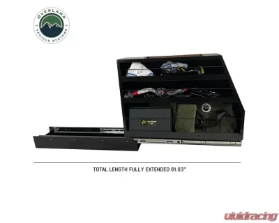 Overland Vehicle Systems CP Duty Highline Slide Out Glamping Storage System, Black - 21010503