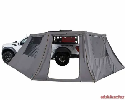 Overland Vehicle Systems Nomadic 180 LTE Awning Wall with Windows - 18159919
