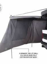 Overland Vehicle Systems Nomadic 180 LTE Awning Wall with Windows                                     - 18159919 - Image 3