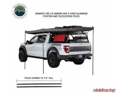 Overland Vehicle Systems Nomadic 180 LTE 180 Degree Awning - 19609917