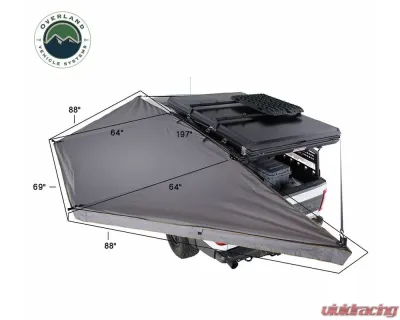 Overland Vehicle Systems Nomadic 180 LTE 180 Degree Awning - 19609917