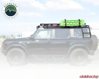 Overland Vehicle Systems King 4WD Roof Rack for 2021-2022 Ford Bronco 4 Door Hard Top - 17040101