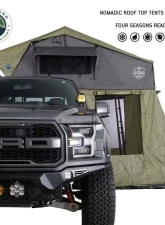 Overland Vehicle Systems Nomadic 3 Roof Top Tent Annex Green with Black Floor and Cover                                     - 18539936 - Image 3