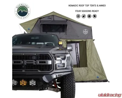 Overland Vehicle Systems Nomadic 3 Roof Top Tent Annex Green with Black Floor and Cover - 18539936
