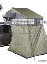 Overland Vehicle Systems Nomadic 3 Roof Top Tent Annex Green with Black Floor and Cover                                     - 18539936 - Image 2