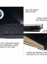 Overland Vehicle Systems TMBK Roof Top Tent Base                                     - 18019933-W01 - Image 4