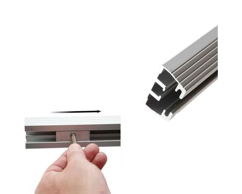Overland Vehicle Systems Nomadic 2 Roof Top Tent Rail System Pair With Hardware - 18029936-W14