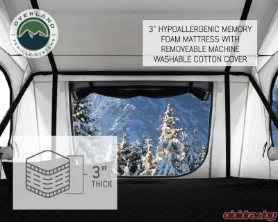 Overland Vehicle Systems Nomadic 2 Roof Top Tent 3" Mattress - 18029936-W25