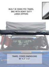 Overland Vehicle Systems Nomadic Awning 4.5 Travel Cover                                     - 18039909-W01 - Image 2