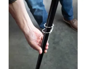 Overland Vehicle Systems Nomadic Awning Pole With Rubber Feet & Metal Peg Mount