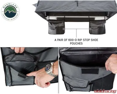 Overland Vehicle Systems Nomadic 4 Roof Top Tent Shoe Pouch Set of 2 - 18049936-W24