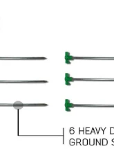 Overland Vehicle Systems Nomadic Awning 6-Piece Stake Set                                     - 18079909-W25 - Image 2