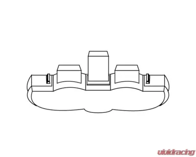 Overland Vehicle Systems Mamba 3 Roof Top Tent Mounting Bar End Cap With Screws - 18099901-W05