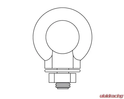 Overland Vehicle Systems Mamba 3 Roof Top Tent Tie Down Ring With Nuts - 18099901-W06
