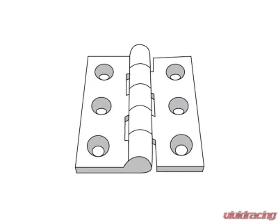Overland Vehicle Systems Mamba 3 Roof Top Tent Stainless Steel Hinge - 18099901-W14