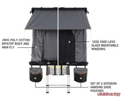 Overland Vehicle System Mamba III Aluminum Hard Shell Roof Top Tent - 18099901 - 18099901