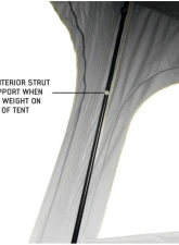 Overland Vehicle System Mamba III Aluminum Hard Shell Roof Top Tent - 18099901                                     - 18099901 - Image 15