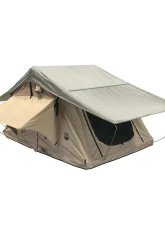 Overland Vehicle System TMBK 2 Roof Top Tent Tan Base With Green Rain Fly                                     - 18119933 - Image 12