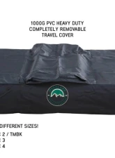 Overland Vehicle System TMBK 2 Roof Top Tent Tan Base With Green Rain Fly                                     - 18119933 - Image 5