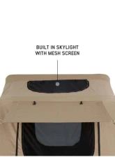 Overland Vehicle System TMBK 2 Roof Top Tent Tan Base With Green Rain Fly                                     - 18119933 - Image 8