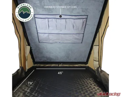 Overland Vehicle System LD TMON Clamshell Aluminum Hard Shell Roof Top Tent - 18119935 - 18119935